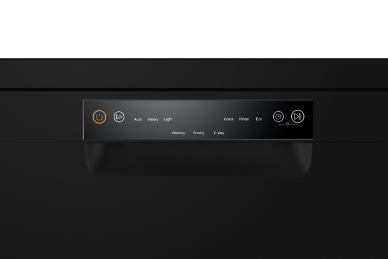 Haier V2 Series 15 Place Setting Dishwasher Black Joyce Mayne